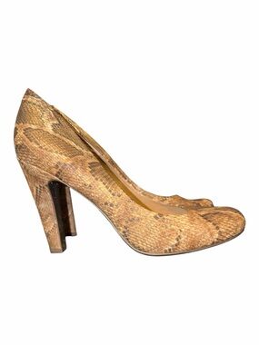 Jessica Simpson Snakeskin Print High Heel Pumps Size 10B / EU 40